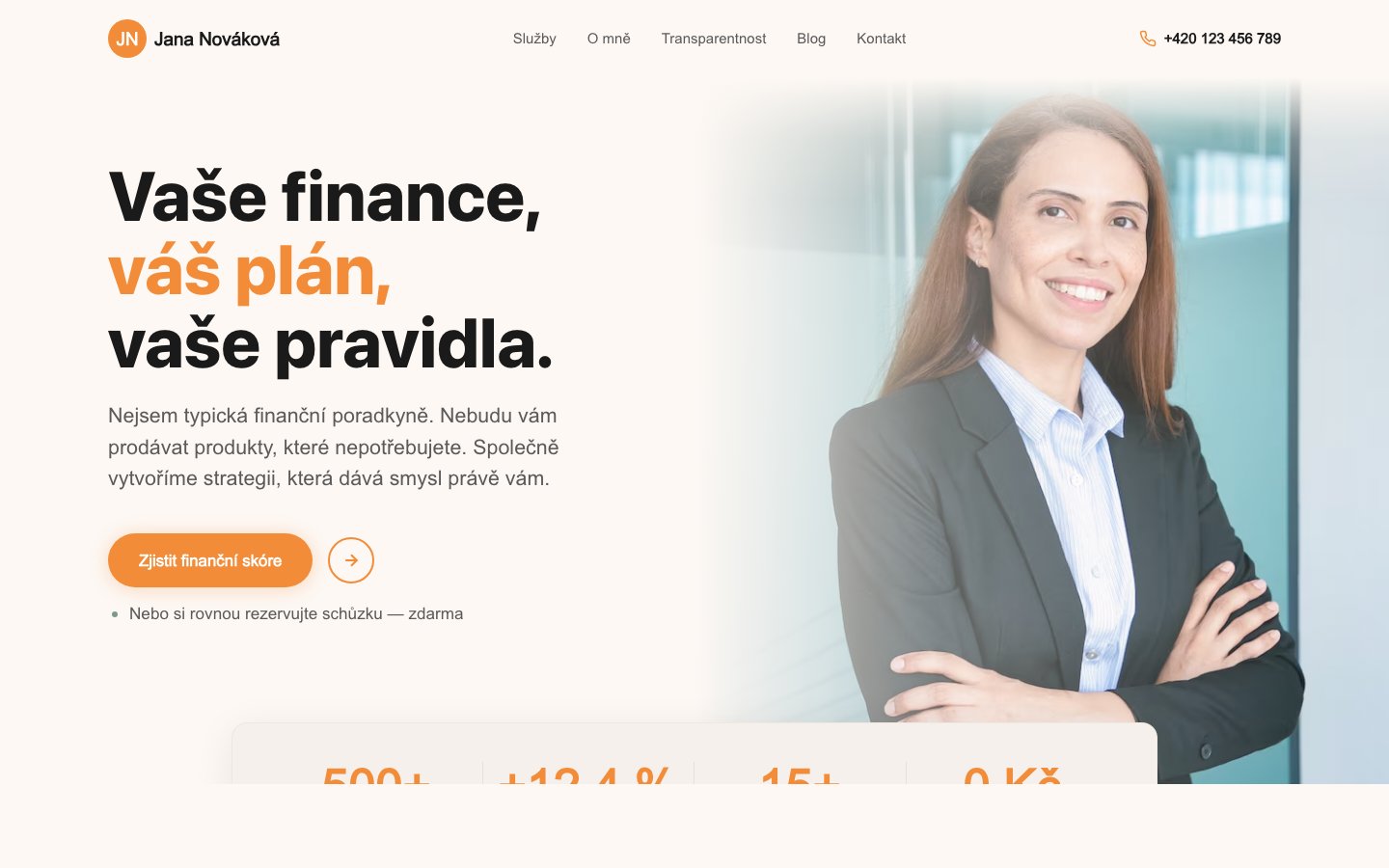 Finanční poradkyně
